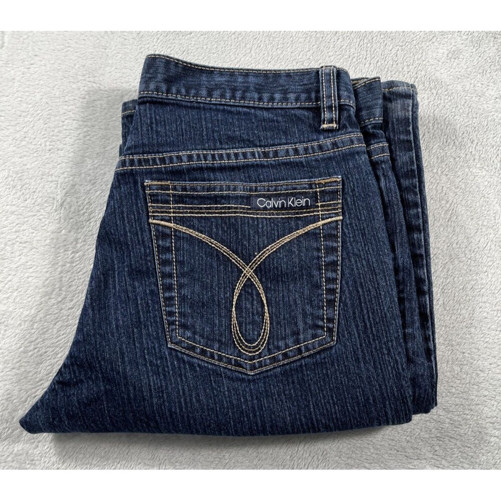 Calvin Klein Womens 4 Midrise Flare Cut Jeans 29/30